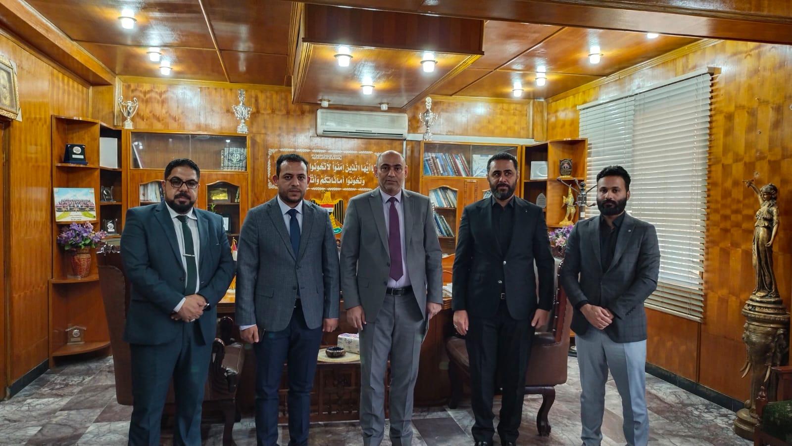 عمادة كلية الإدارة والاقتصاد في جامعة ميسان تستقبل وفد مركز كربلاء