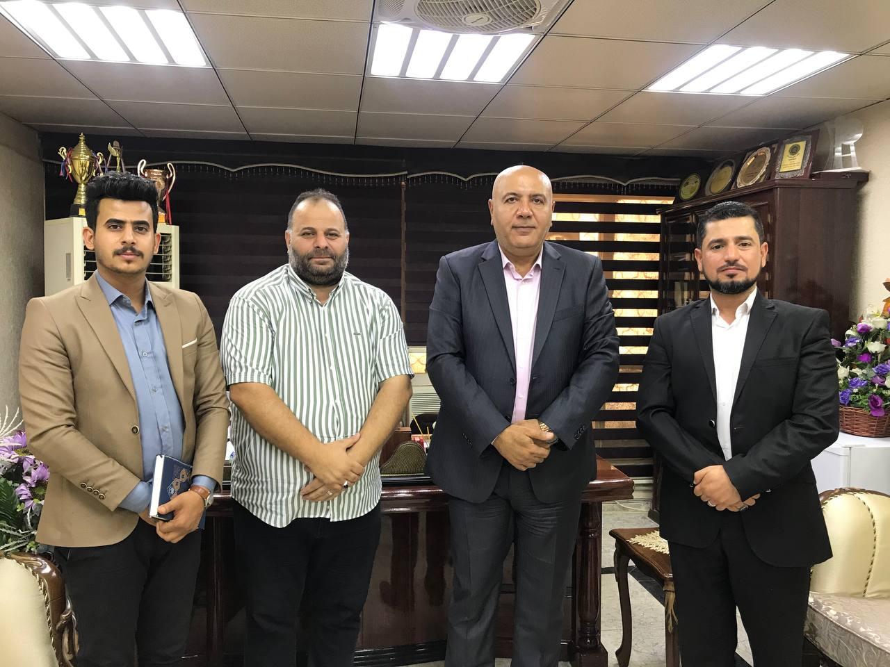 عميد كلية التربية في جامعة المستنصرية يستقبل وفد مركز كربلاء