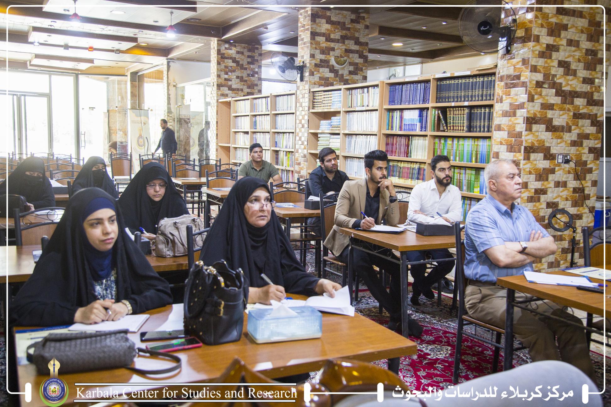مركز كربلاء للدراسات والبحوث ينظم دورة تدريبية حول مبادئ الخبر الصحفي بالتعاون مع نقابة الصحفيين