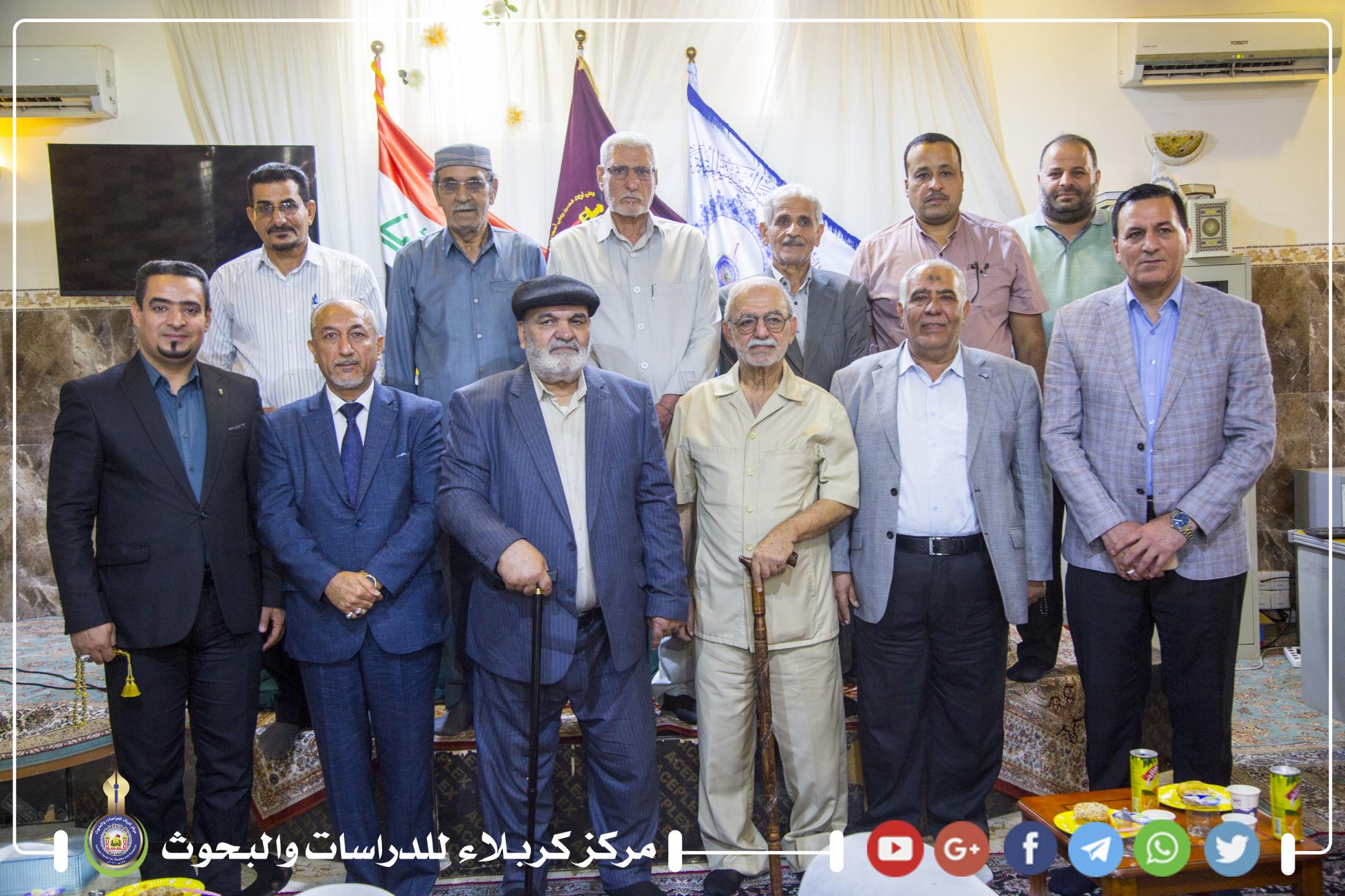 مركز كربلاء للدراسات والبحوث يُكرم الشاعر الحسيني عودة ضاحي التميمي