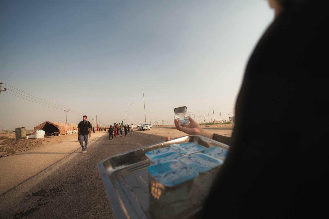 9500 موكب حسيني في كربلاء خلال زيارة الاربعين بضمنها عربية واجنبية