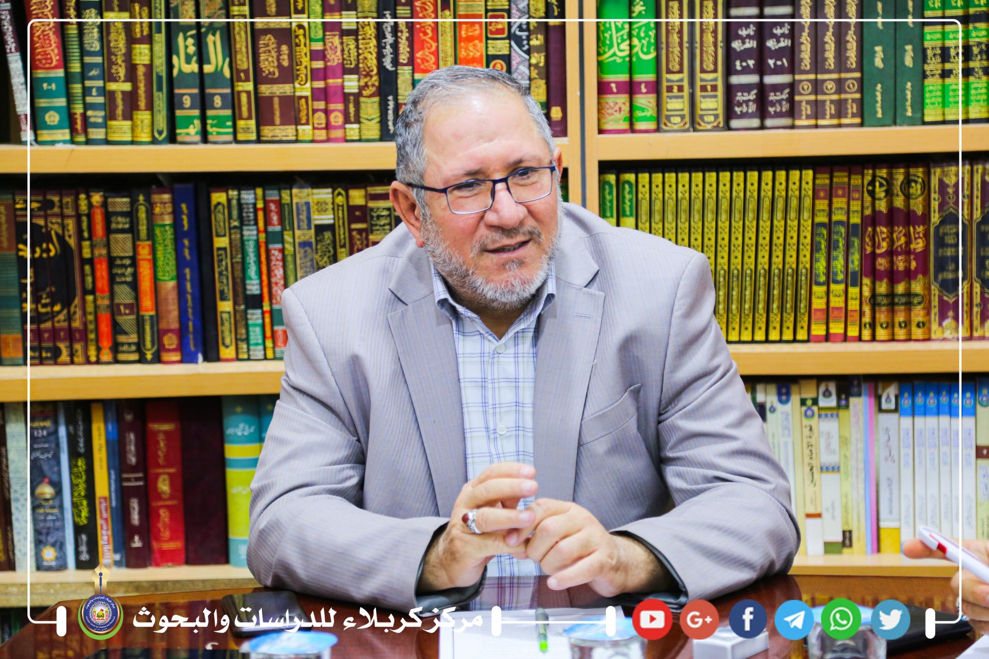 لمناقشة نتائج المؤتمر العلمي الدولي لزيارة الاربعين إدارة مركز كربلاء للدراسات والبحوث تعقد اجتماعها الدوري بحضور أعضاء الهيأة الاستشارية