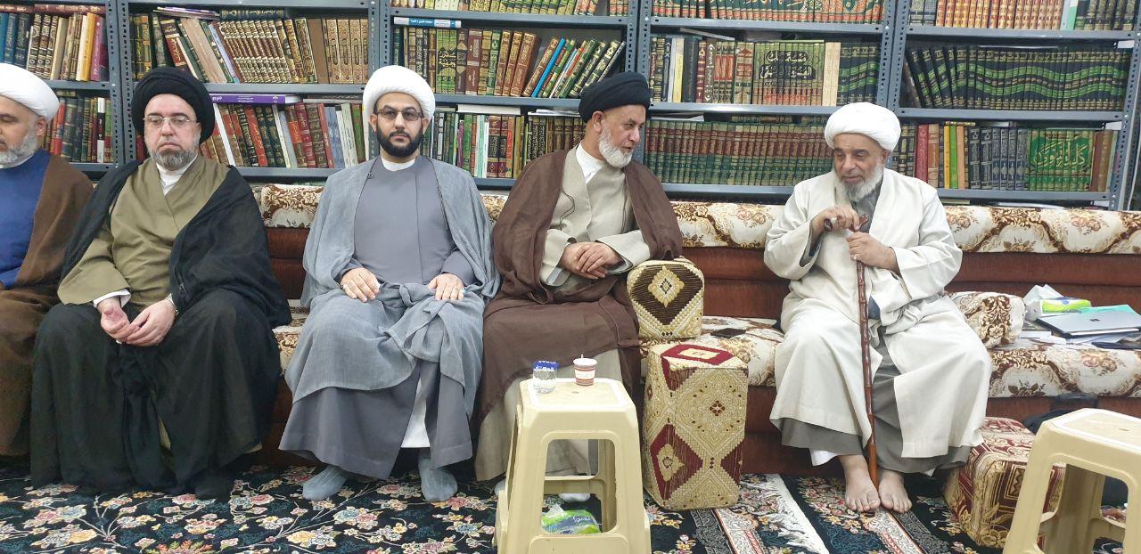 وفد مركز كربلاء للدراسات والبحوث يزور علماء وفقهاء وفضلاء الحوزة العلمية في النجف الأشرف