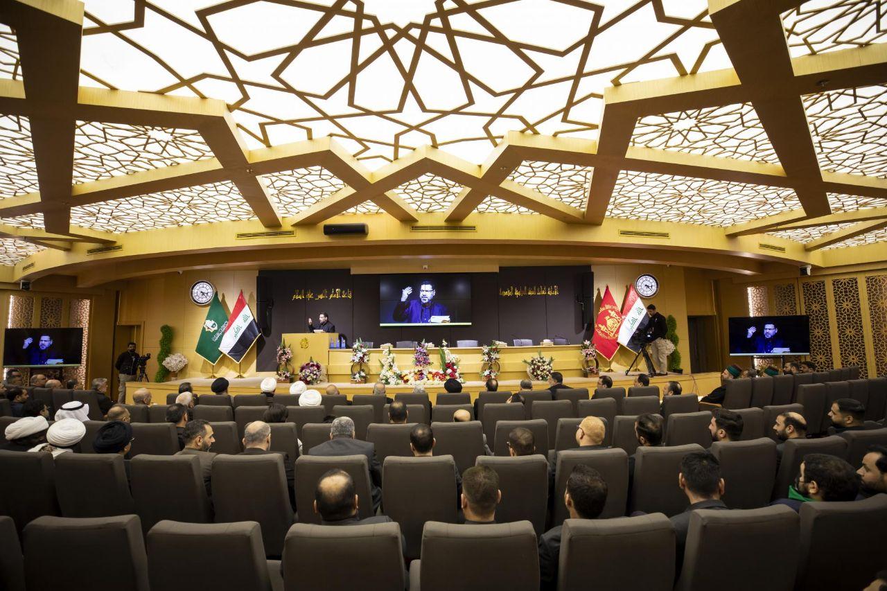 موفد مركز كربلاء للدراسات والبحوث يحضر حفل إختتام مسابقة الجود للقصيدة ‏العمودية