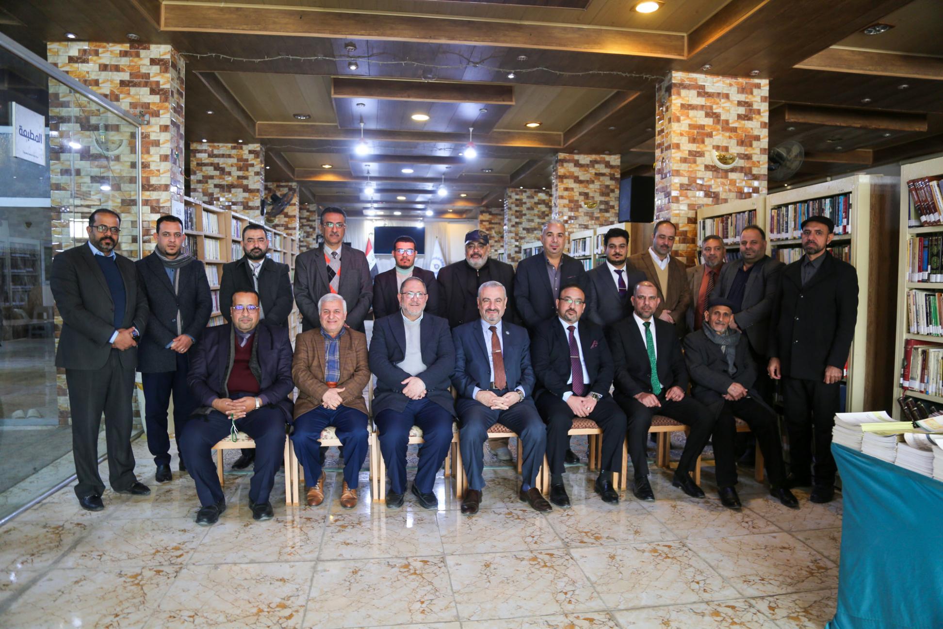 وفد من جامعة بغداد يزور مركز كربلاء للدراسات والبحوث لبحث افاق التعاون العلمي المشترك بين الجانبين