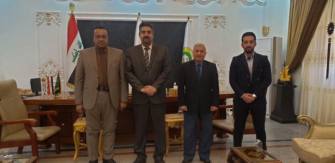 وفد مركز كربلاء للدراسات والبحوث يزور جامعة واسط