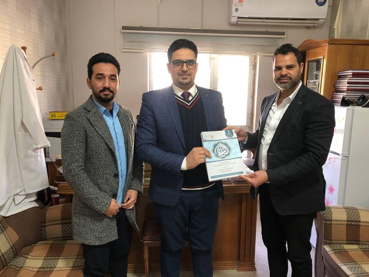 وفد مركز كربلاء للدراسات والبحوث يزور جامعة كربلاء