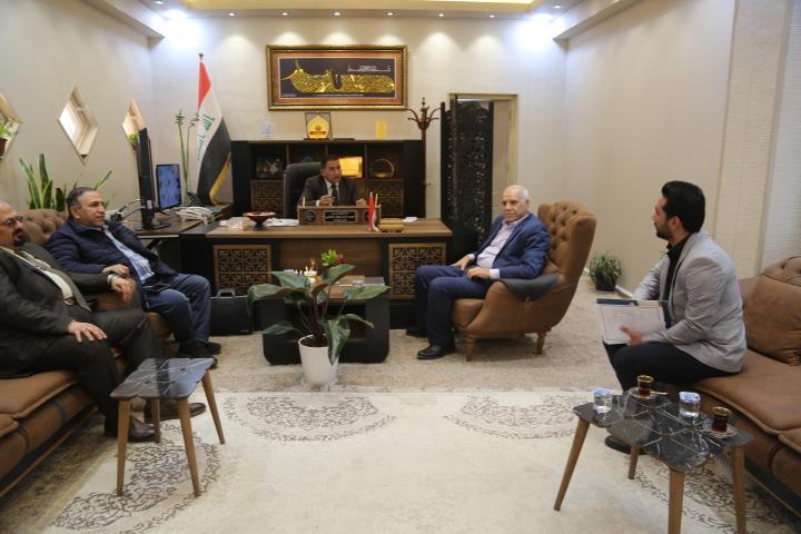 وفد مركز كربلاء للدراسات والبحوث يدعو الدوائر الحكومية للمشاركة في الندوة الموسومة (الاثار البيئية في الزيارة الاربعينية)