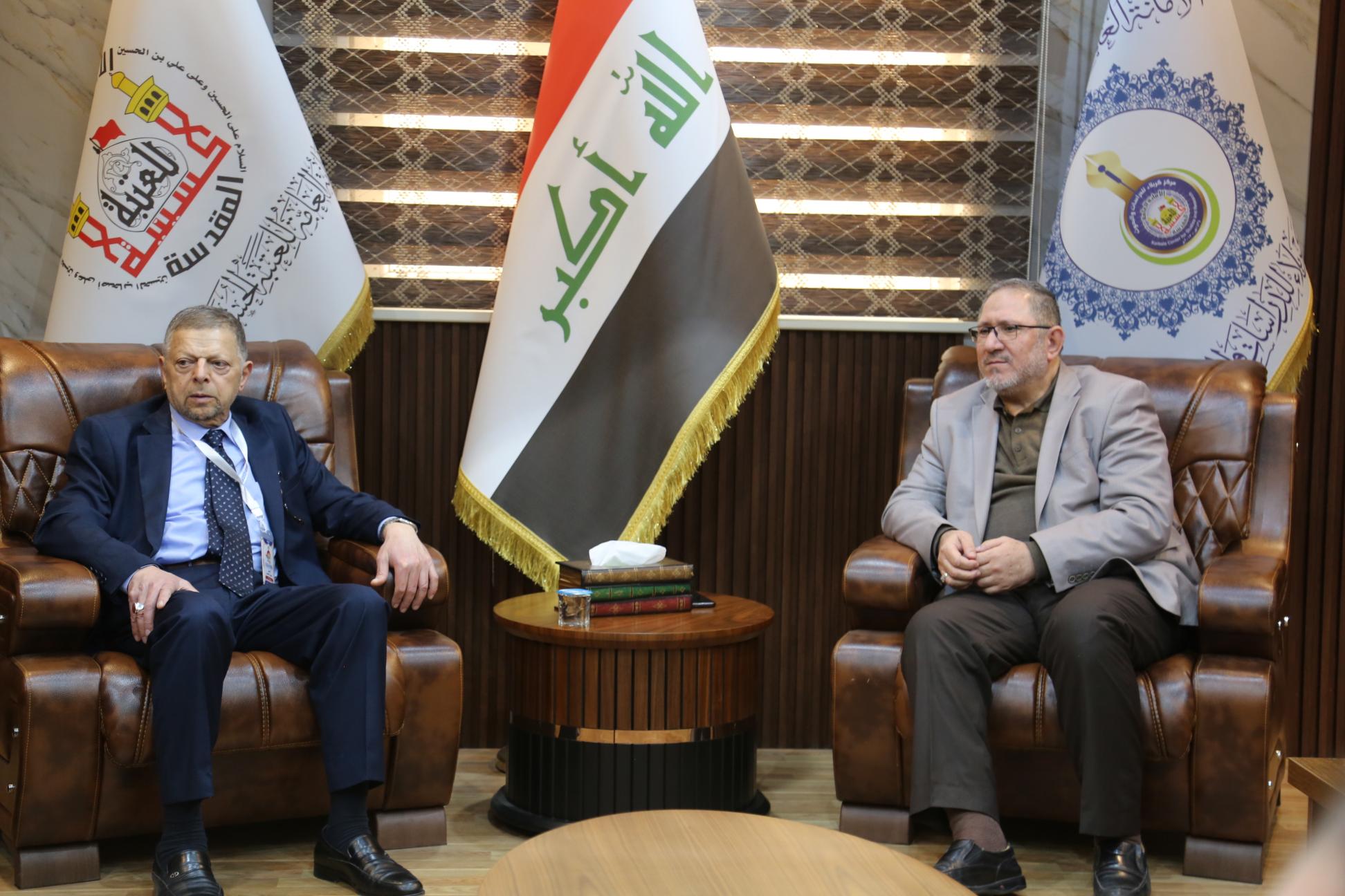 لتعزيز آفاق التعاون .. وفد أسباني يزور مركز كربلاء للدراسات والبحوث