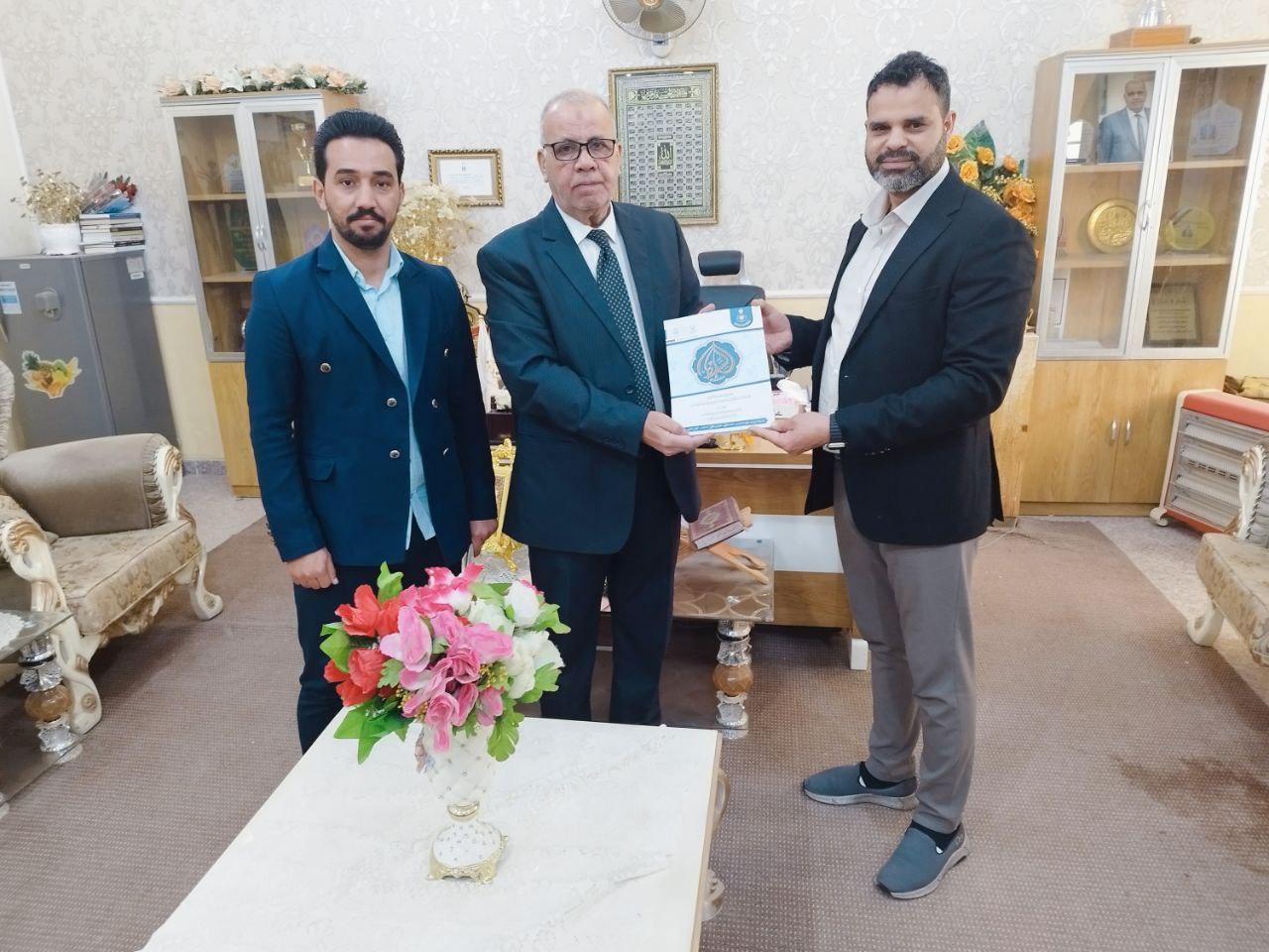 وفد مركز كربلاء للدراسات والبحوث يزور جامعة أهل البيت (عليهم السلام)
