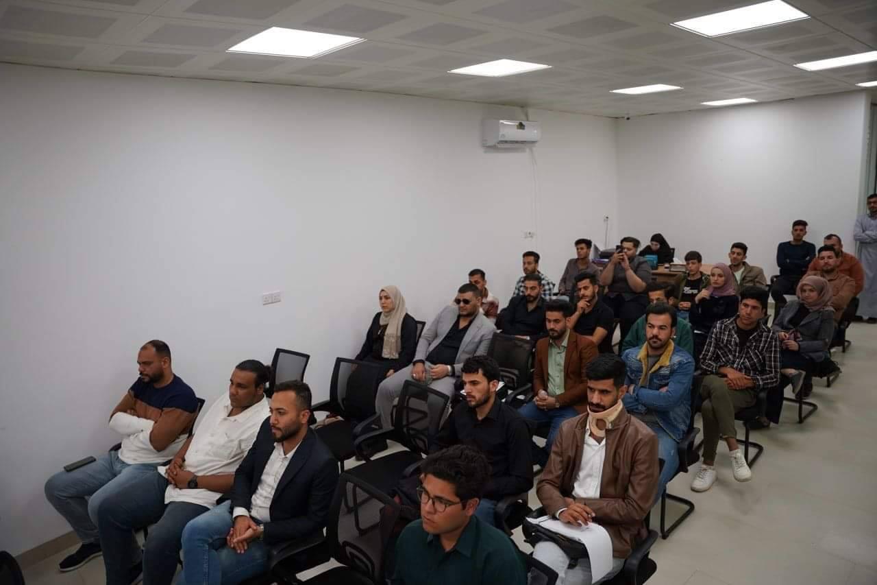 وفد شعبة العلاقات العامة والاعلام يشارك في ورشة عمل حول صناعة المحتوى الرقمي