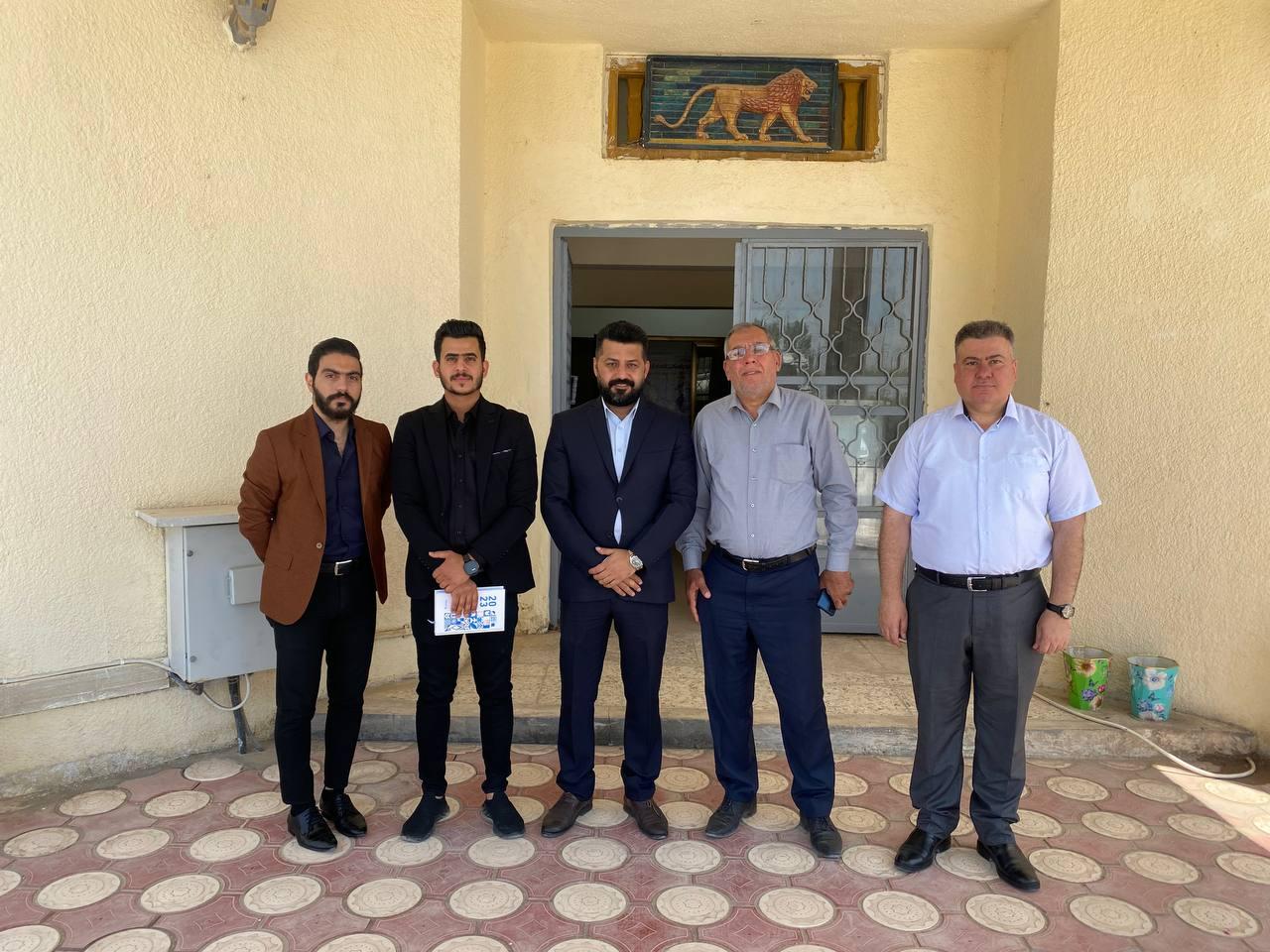 مركز بابل للدراسات الحضارية يستقبل وفد مركز كربلاء للدراسات والبحوث لتوثيق افاق التعاون العلمي المشترك