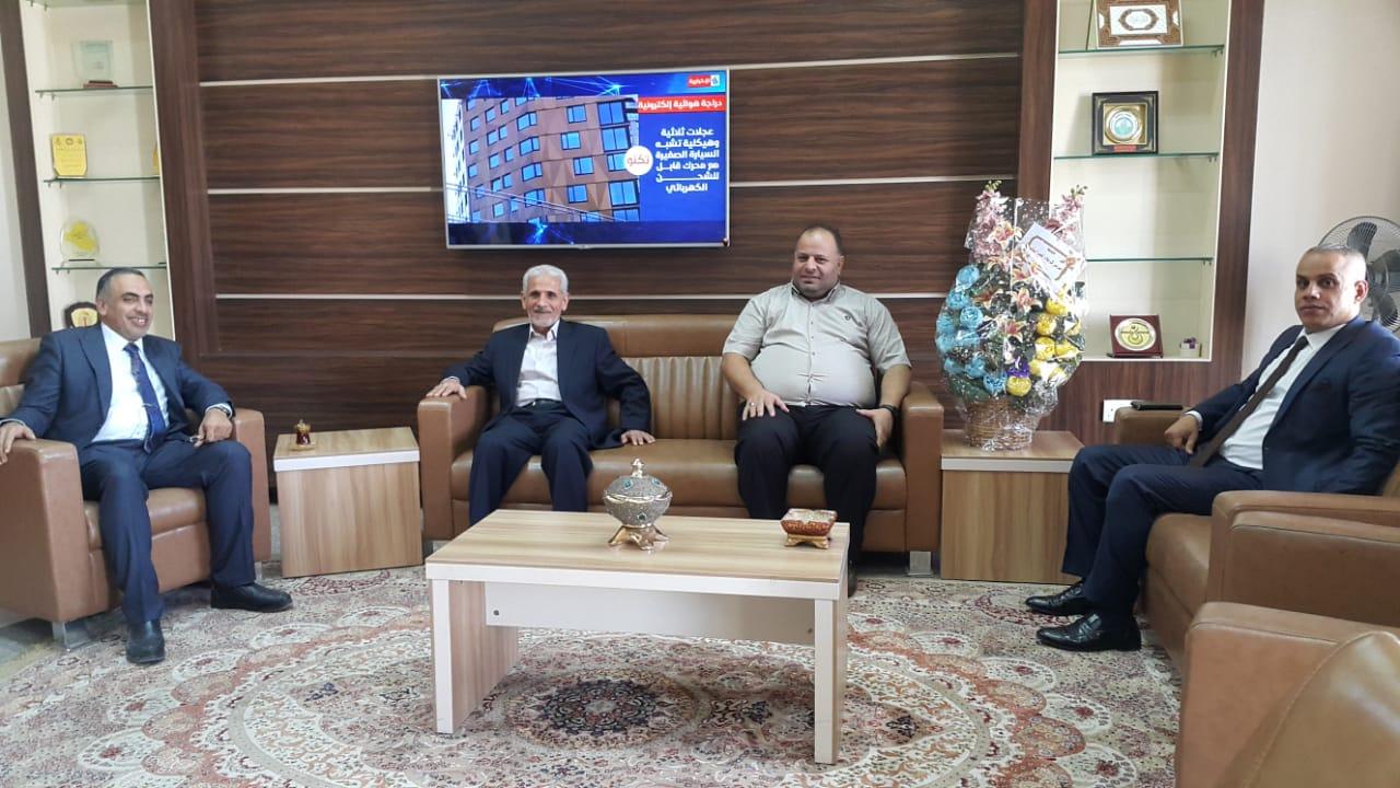 لتطوير العمل المشترك .. المساعد الإداري لرئاسة جامعة النهرين في بغداد يستقبل وفد مركز كربلاء للدراسات والبحوث