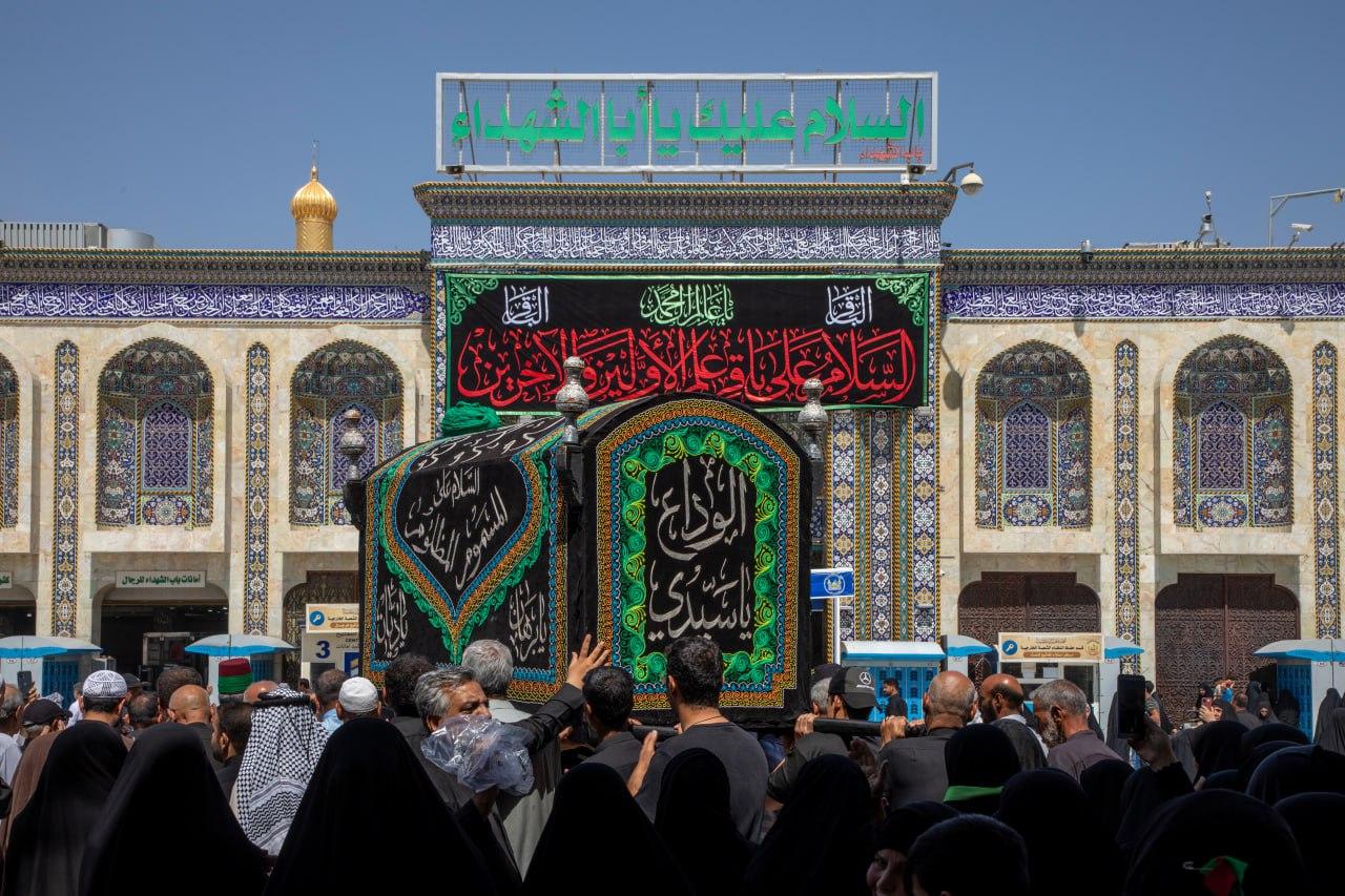 بالصور || تشييع النعش الرمزي للإمام الباقر (عليه السلام)