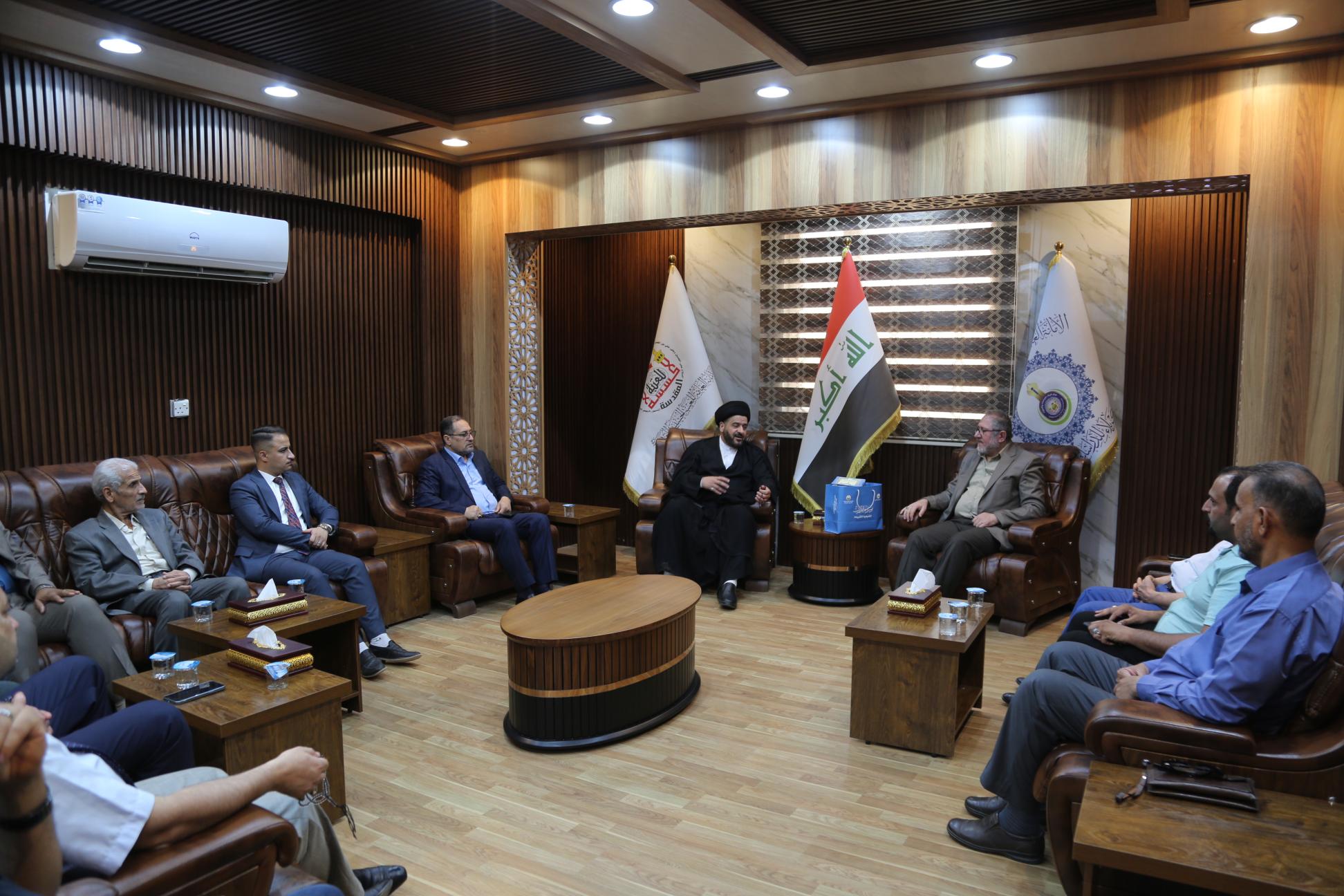 مركز كربلاء للدراسات والبحوث يستقبل وفد الأمانة العامة للمزارات في ديوان الوقف الشيعي