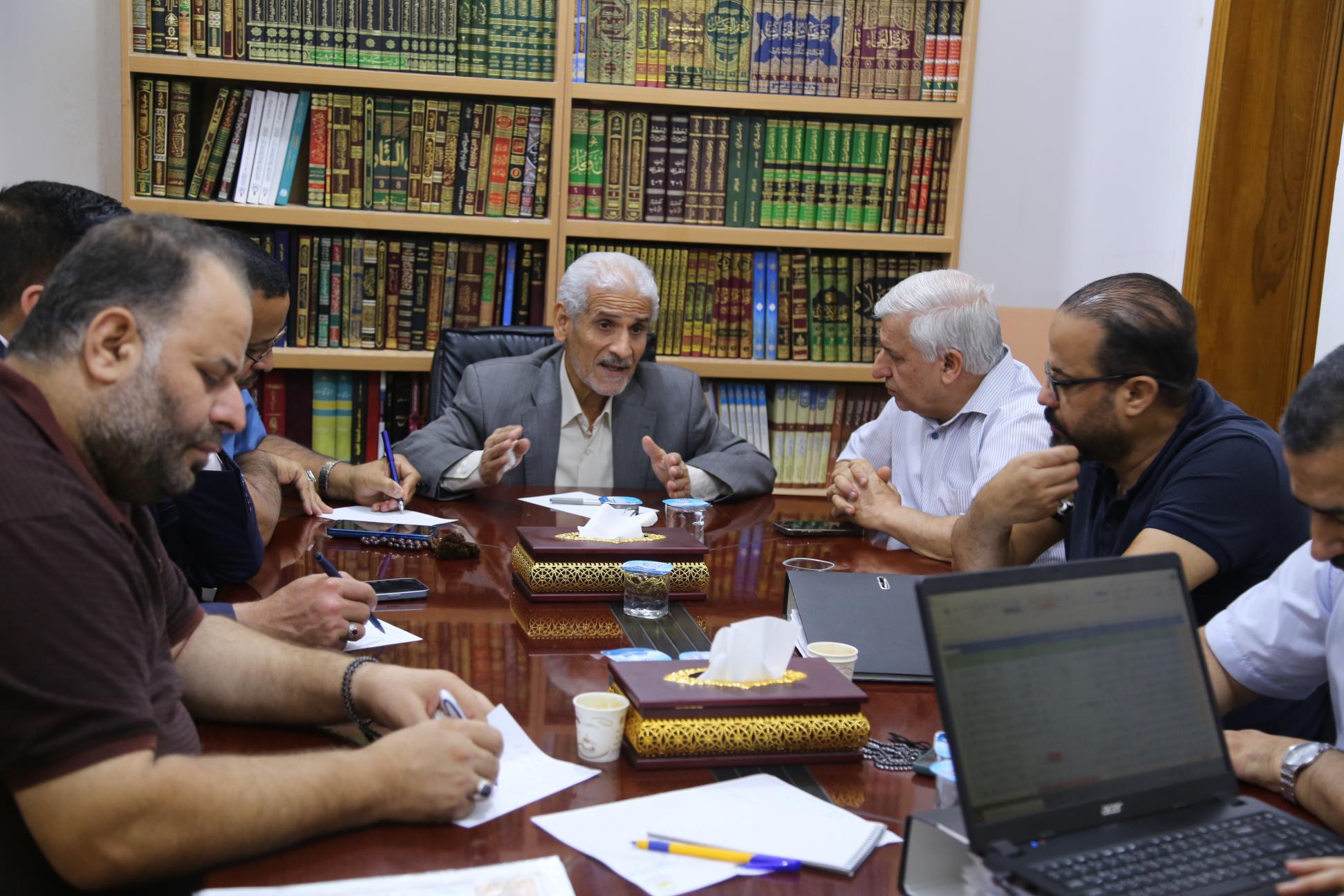 مركز كربلاء للدراسات والبحوث يعقد اجتماعه الدوري لمناقشة وقائع المؤتمر العلمي الدولي السابع لزيارة الأربعين المباركة