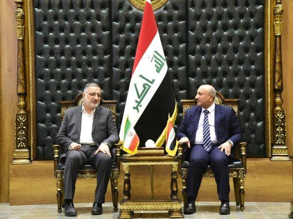 رئيس بلدية طهران يبحث في كربلاء ملف الزائرين لشهري محرم وصفر