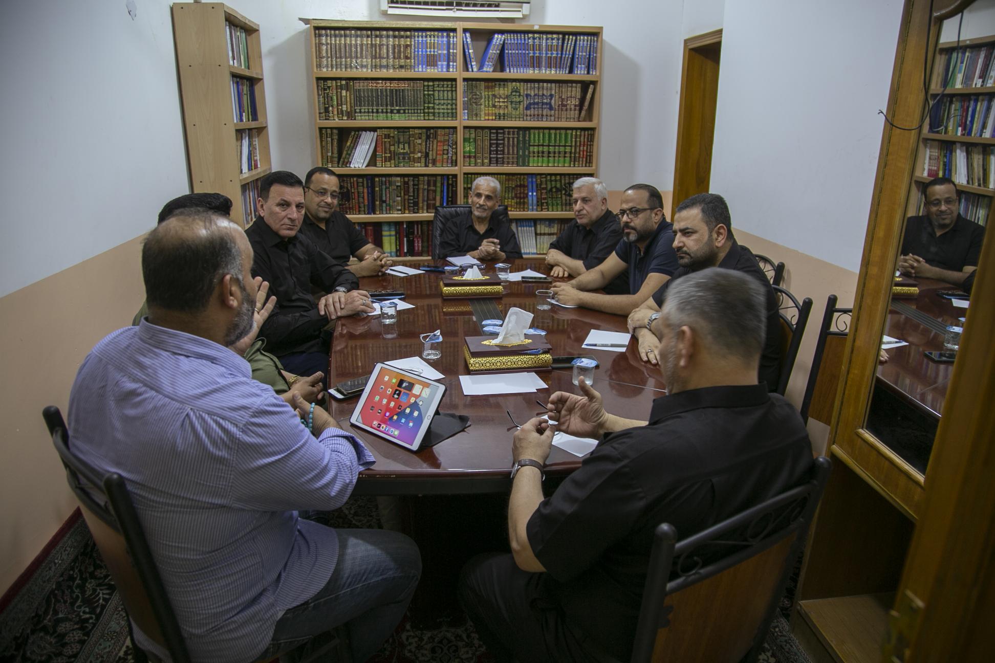 الهيأة الاستشارية لمركز كربلاء للدراسات والبحوث تعقد اجتماعها الدوري لمناقشة الخطط العلمية والعملية المستقبلية للمركز