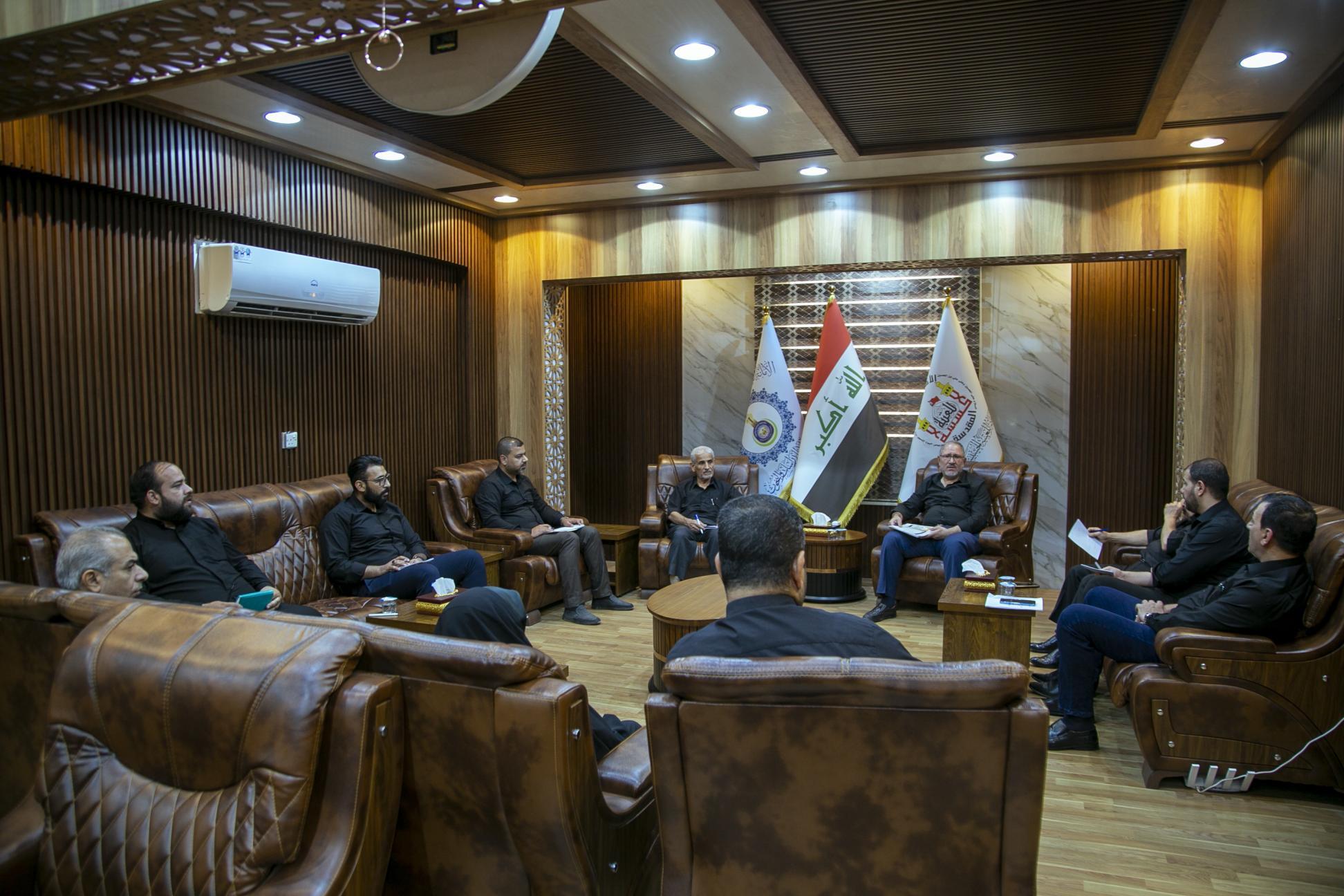 The committees of the International Conference for the Arbaeen visitation hold their session in preparation for the conference