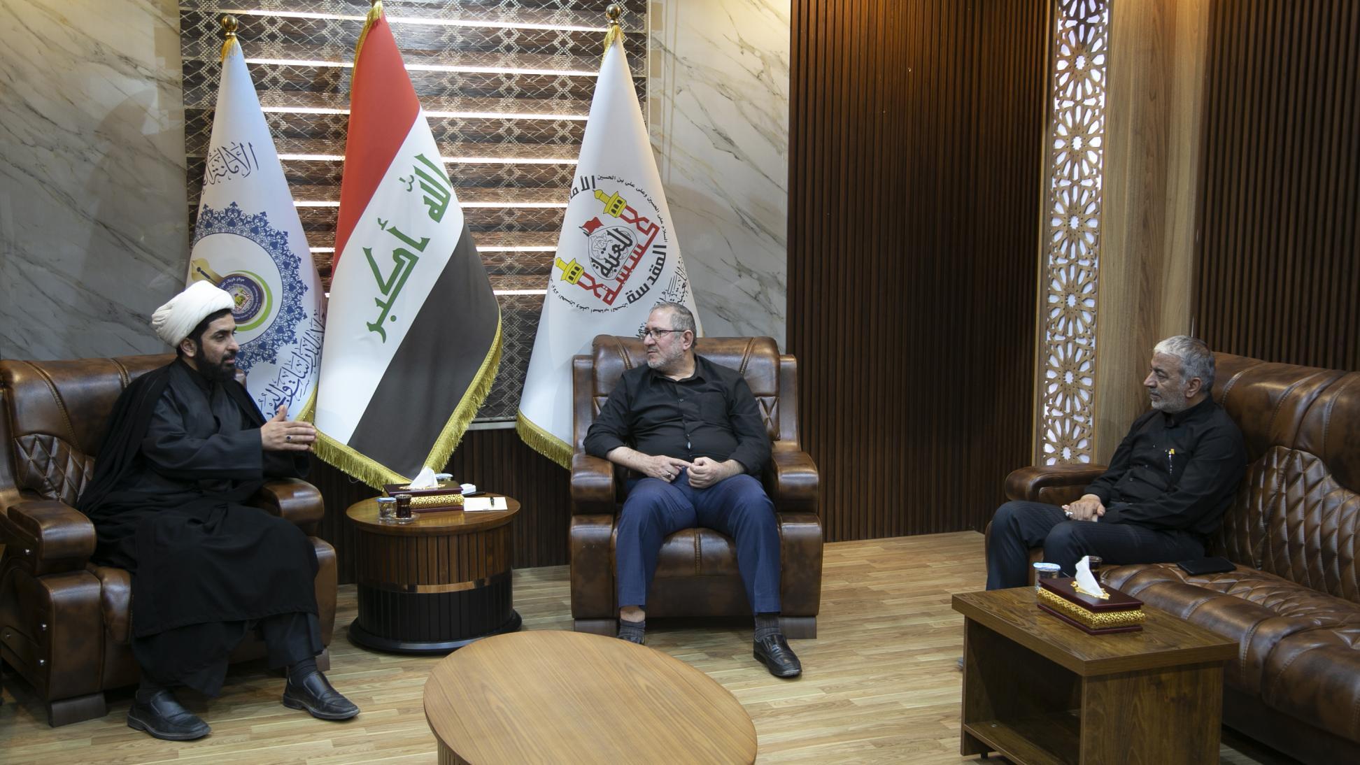 Mr. Abdul Amir Al-Quraishi receives the delegation of the Iranian Arbaeen Committee