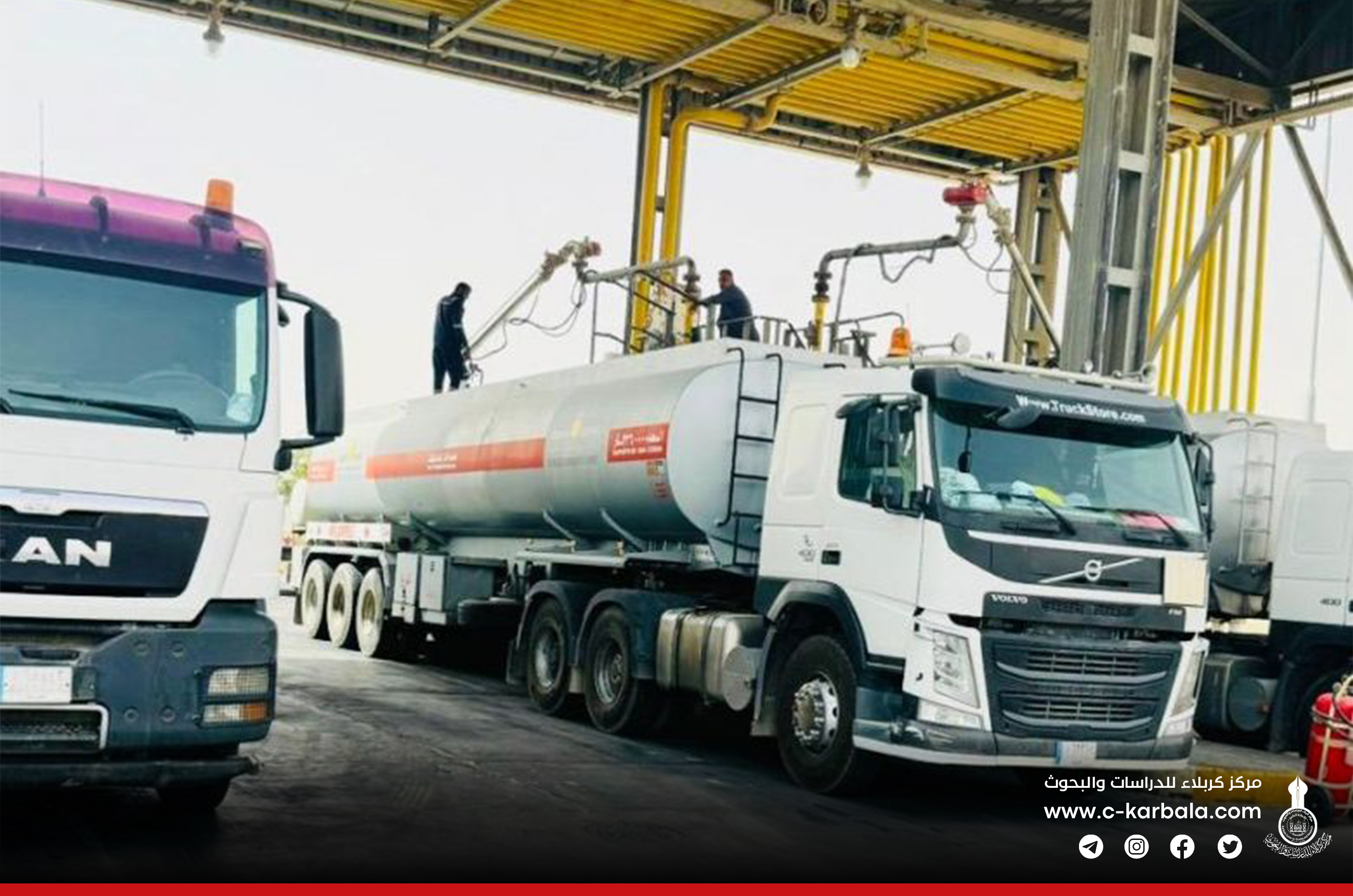كربلاء تستنفر أسطولها النفطي لخدمة زوار الأربعين