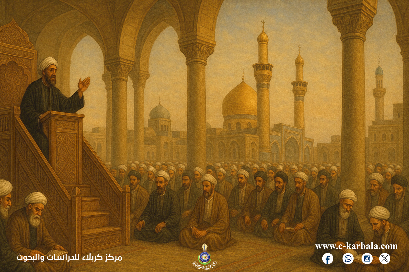 كربلاء... حيث تنبع الثورة من المنبر وتولد الكلمة من بين أعمدة المساجد