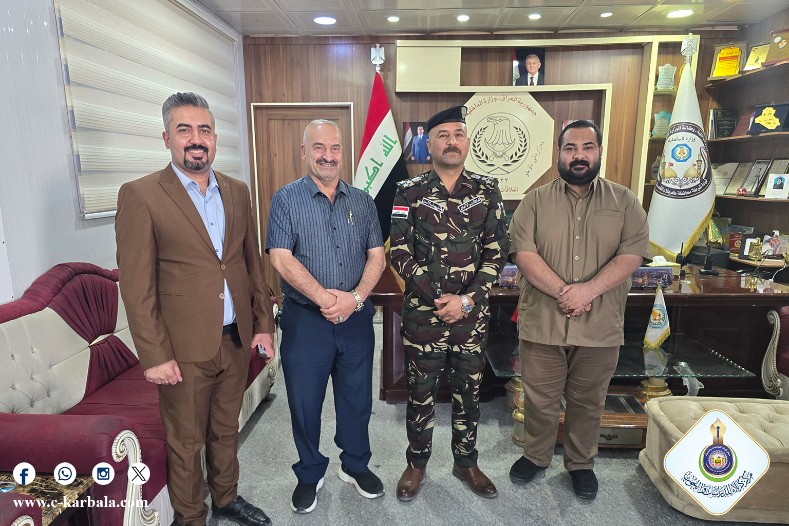 ورش علمية وندوات توعوية ضمن تعاون جديد بين مركز كربلاء وقيادة شرطة المحافظة