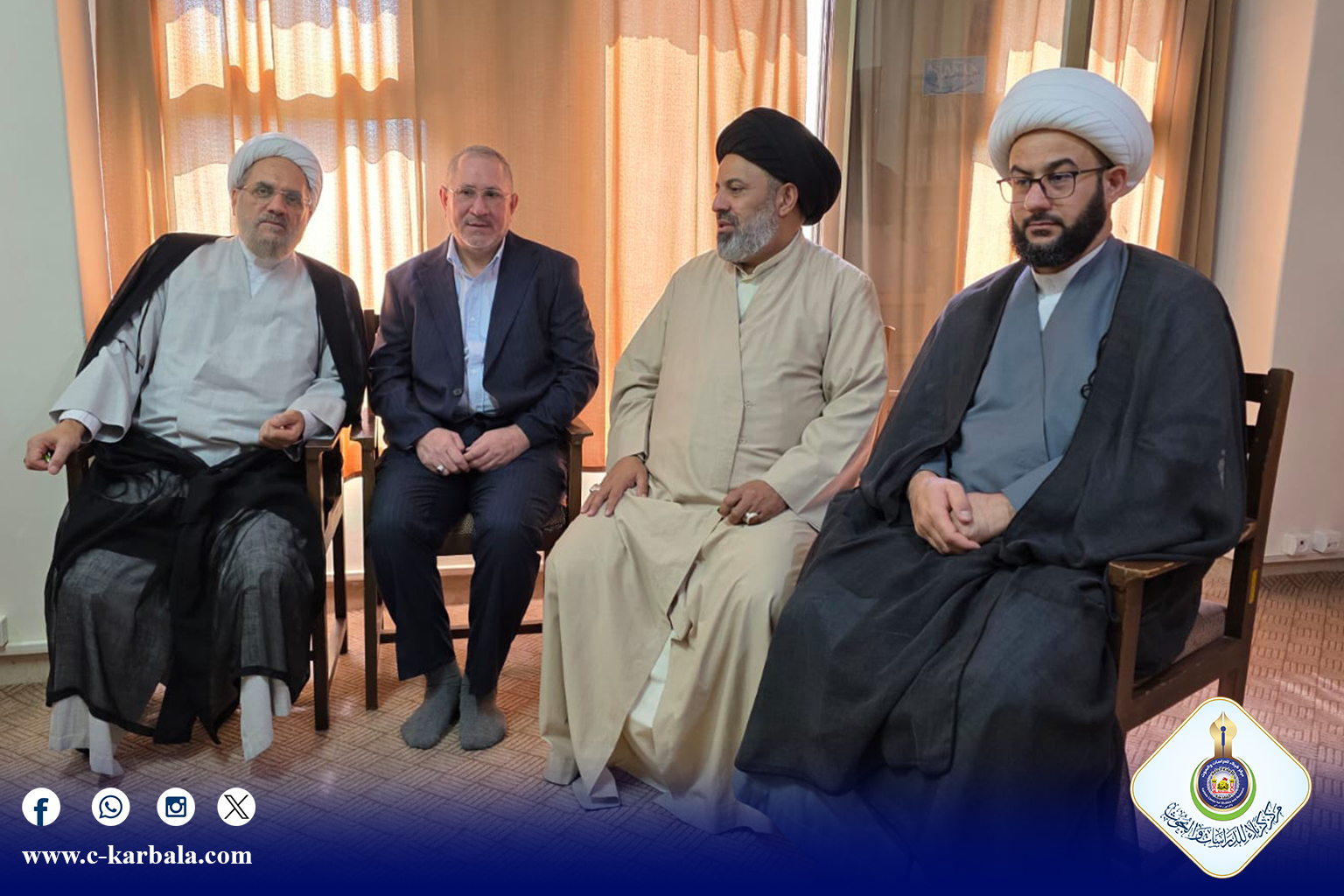 في خطوة جديدة لتعزيز البحث التاريخي... مدير مركز كربلاء للدراسات والبحوث يزور جامعة المصطفى العالمية