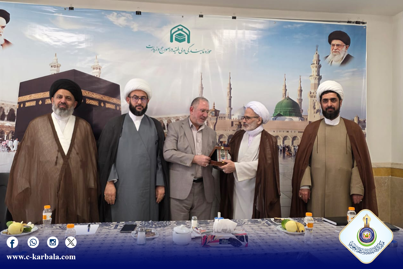من كربلاء إلى قم... جسور تعاون جديدة بين مركز كربلاء للدراسات ولجنة الأربعين الثقافية الإيرانية