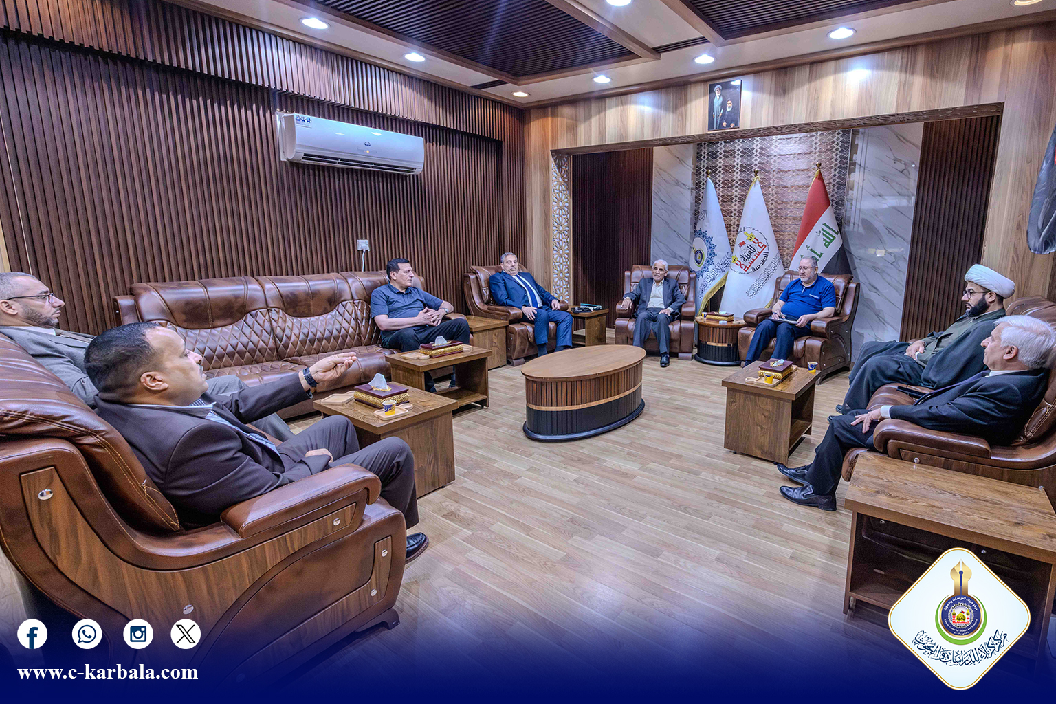 مركز كربلاء يعقد اجتماعاً تمهيدياً لإطلاق المؤتمر الدولي العاشر لزيارة الأربعين