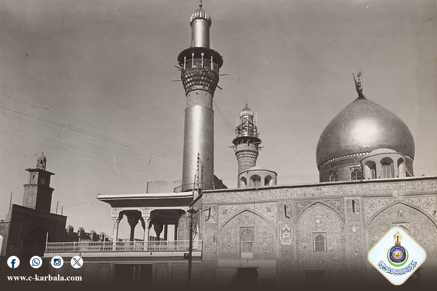 الإمام الصادق يرسم الخريطة الأولى لمدينة الحائر الحسيني