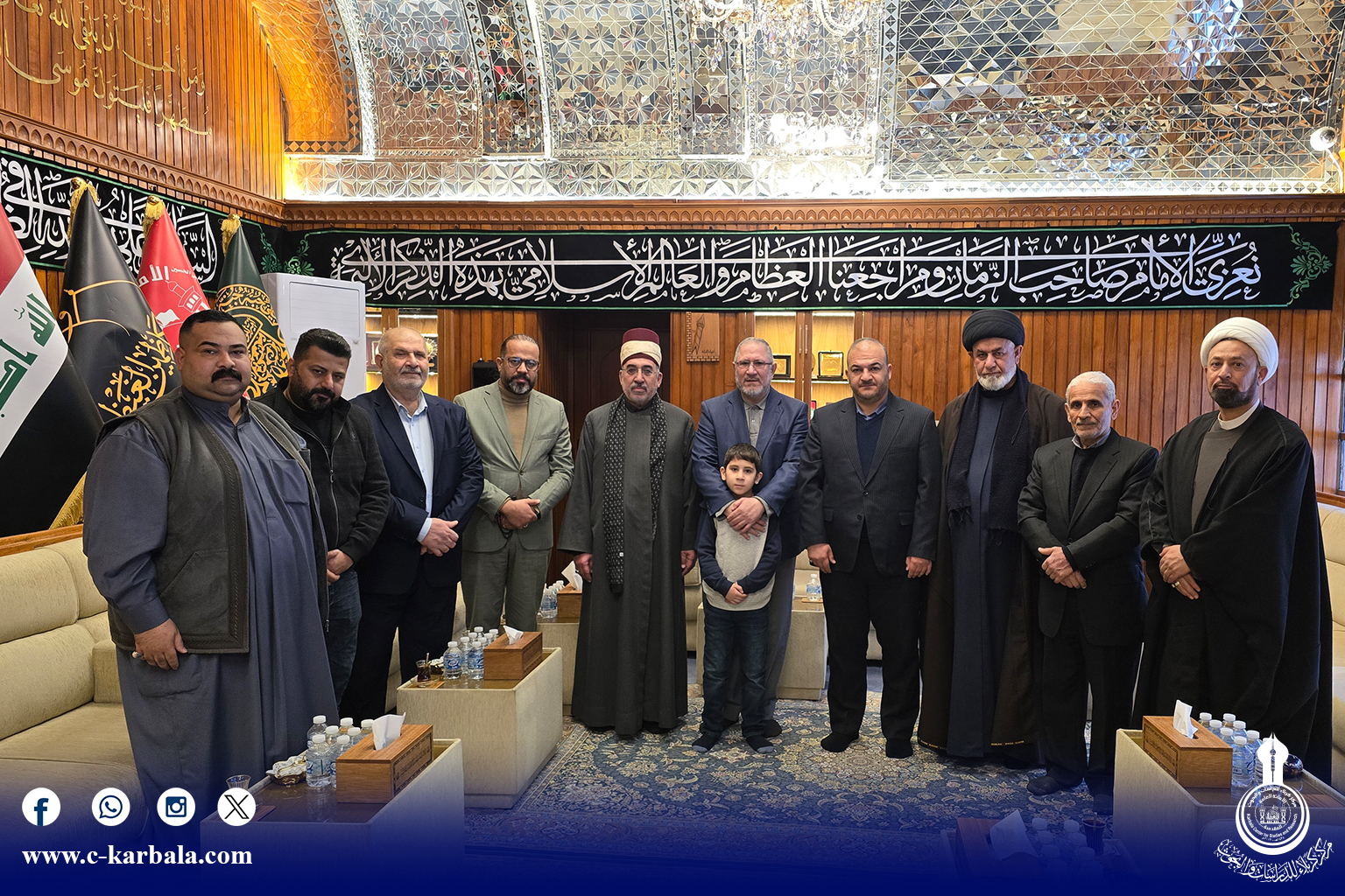 وفد مركز كربلاء للدراسات والبحوث يزور العتبة الكاظمية المقدسة